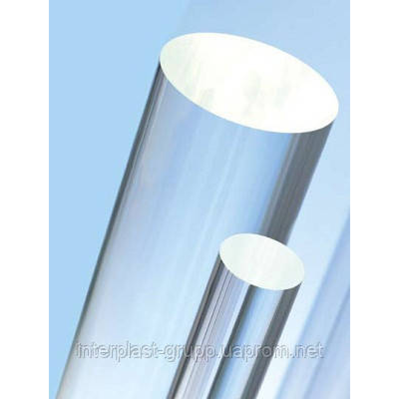 Акриловий (оргскло) стрижень ( d 3-60 мм) довг.  2 метри